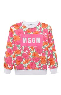 Хлопковый свитшот MSGM kids