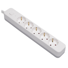 Сетевой фильтр Гарнизон 5 Sockets 2m White EPS-5-W-2