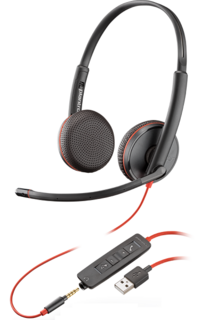 Гарнитура Plantronics BlackWire C3225-A стерео, jack 3.5/USB-A