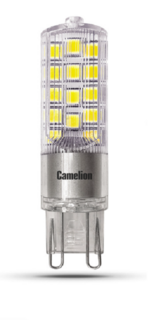 Лампа светодиодная Camelion LED6-G9-NF/845/G9 6Вт/50Вт, G9, 207-244В, 4500К, 500лм, капсула (13707)