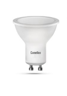 Лампа светодиодная Camelion LED5-GU10/845/GU10 5Вт/50Вт, GU10, 170-265В, 4500К, 415лм, рефлектор (10957)