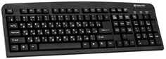 Клавиатура Defender Element HB-520 45522 черная, USB, полноразмерная