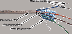 Кабель витая пара F/UTP 5e кат. 4 пары TWT TWT-5EFTP-XS 25AWG(0.45 мм), медь, одножильный (solid), внутренний, PVC, серый, уп/305м