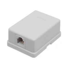 Розетка настенная ITK CS2-1C5EU-12 RJ45 8P8C, кат.5Е, UTP, 1-порт, белая