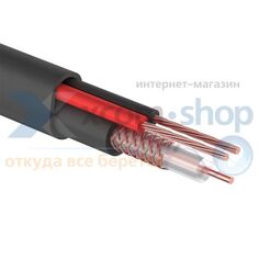 Кабель Rexant КВК-П-2 + 2х0,75мм², 200м., черный, OUTDOOR 01-4105 Pr Oconnect