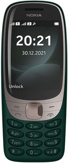 Мобильный телефон Nokia 6310 DS TA-1400 16POSE01A08 green, 2.8, single core, 16MB + 8MB (ROM/RAM), 0.3 Mpix, micro SD, up to 32GB flash, 2 sim, GSM/