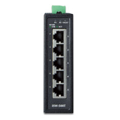 Коммутатор промышленный Planet ISW-500T Industrial 5-Port 10/100TX Compact Ethernet Switch (-40~75 degrees C operating temperature)