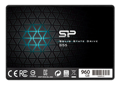 Накопитель SSD 2.5 Silicon Power SP960GBSS3S55S25 Slim S55 960GB SATA3 550/440MB/s MTBF 1.5M 7mm