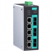 Коммутатор управляемый MOXA EDS-408A-1M2S-SC 5x10/100 BaseTx ports, 1 multi mode 100 BaseFx,2 single mode 100 BaseFx, SC