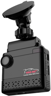 Видеорегистратор Sho-me COMBO MINI WIFI PRO с радар-детектором, 1920х1080, 2.31", 135°, microSD, GPS, чёрный