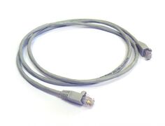 Кабель патч-корд U/UTP 6 кат. 2м Hyperline PC-LPM-UTP-RJ45-RJ45-C6-2M-LSZH-GY LSZH, серый