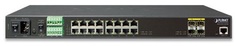 Коммутатор промышленный Planet IGS-5225-16T4S Industrial L2+ 16-Port 10/100/1000T + 4-Port 100/1000X SFP Managed Ethernet Switch (-40~75 degrees C)