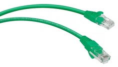 Кабель патч-корд U/UTP 5e кат. 1,5м. Cabeus PC-UTP-RJ45-Cat.5e-1.5m-GN-LSZH неэкранированный, зеленый