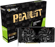 Видеокарта PCI-E Palit GeForce GTX 1660 Super Gaming Pro (NE6166S018J9-1160A-1) 6GB GDDR6 192bit 12nm 1530/14000MHz DVI-D/DP/HDMI (no LED)