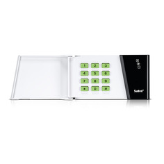 Клавиатура SATEL INT-SZK-GR кодонаборная светодиодная для контроля доступа ПКП INTEGRA и CA-64, 3 индикатора, зеленая подсветка клавиш