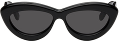 Черные солнцезащитные очки «кошачий глаз» Loewe