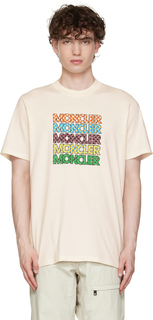 2 Белая хлопковая футболка Moncler 1952 Moncler Genius