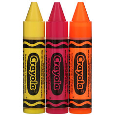 Lip Smacker, Crayola, бальзам для губ, трио в упаковке, 3 шт., 4,0 г (0,14 унции)