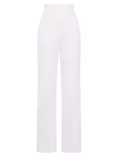 Индивидуальные брюки с высокой талией Scanlan Theodore, белый