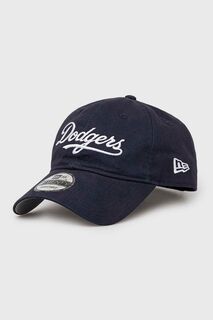 Хлопковая бейсболка Los Angeles Dodgers New Era, темно-синий