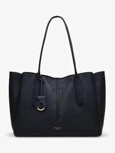 Кожаная большая сумка Hillgate Place Radley, черный