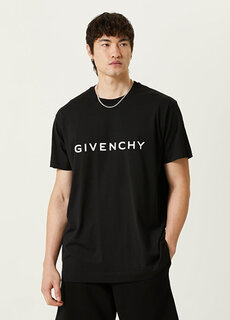 Черная футболка с логотипом Givenchy