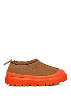 Мужские кожаные ботинки tasman weather hybrid tan orange Ugg