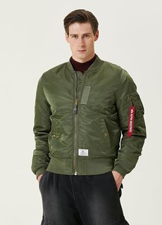 Хаки-бомбер Alpha Industries