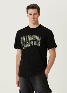 Черная футболка с камуфляжным принтом и логотипом Billionaire Boys Club