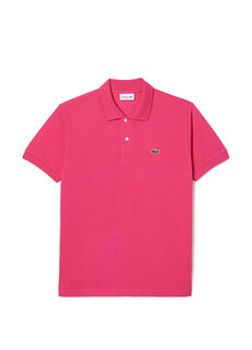 Розовая мужская футболка-поло classic fit l.12.12 Lacoste