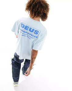 Синяя футболка Deus Ex Machina Seoul Rhythm
