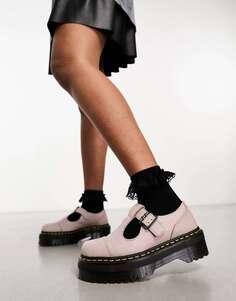 Dr Martens Bethan Mary Jane туфли туфли из кремовой кожи пизы