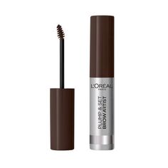 Тушь для бровей Plump &amp; Set Brow Artist Máscara para Cejas L&apos;Oréal París, 108 Dark Brunette L'Oreal