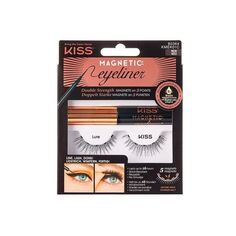 Набор косметики Magnetic Eyeliner &amp; Lash Kit Kiss, Multicolor