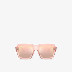 RB4408 солнцезащитные очки в квадратной оправе из био-полиамида Ray-Ban, розовый