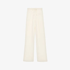 Трикотажные брюки свободного кроя Macmic с эластичной резинкой на талии Claudie Pierlot, цвет naturels