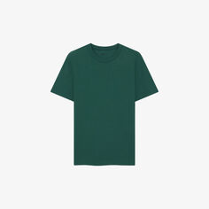 Хлопковая футболка Basile с круглым вырезом Balibaris, зеленый