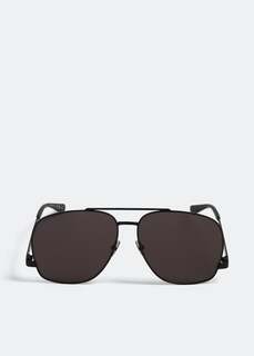 Солнцезащитные очки Saint Laurent SL 653 Leon, черный