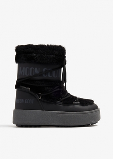 Ботинки Moon Boot Jtrack Faux Fur, черный