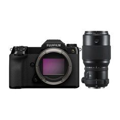 Фотоаппарат Fujifilm GFX 100S Body + GF 250mm f/4 R LM OIS WR, черный