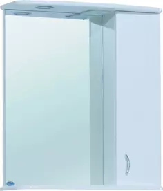 Зеркальный шкаф 60x72 см белый глянец R Bellezza Астра 4614909001011
