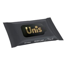 Салфетки влажные Unis, Perfume Black, антибактериальные, 15 шт, 5/15-465