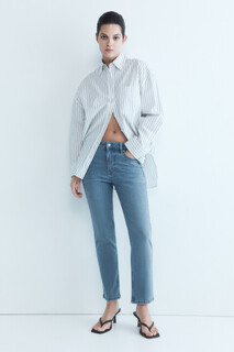 брюки джинсовые женские Джинсы slim зауженные со средней посадкой Befree