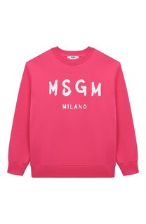 Хлопковый свитшот MSGM kids