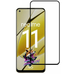 Защитное стекло Pero для Realme 11 Full Glue Black PGFG-R11 ПЕРО