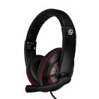 Наушники с микрофоном Oklick HS-L390G DRAGON черный/красный 1.8м мониторные оголовье (1100413)