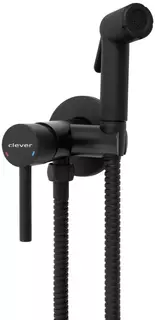 Гигиенический душ Clever Toubkal 61118 со смесителем, черный матовый