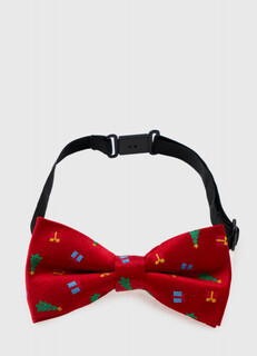 Новогодний галстук-бабочка для мальчиков, Красный O'stin
