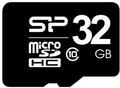 Карта памяти MicroSDHC 32GB Silicon Power SP032GBSTH010V10 Class 10
