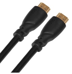 Кабель интерфейсный HDMI удлинитель GCR GCR-HM310-3.0m 01126, v1.4 HDMI M/M черный, OD7.3mm, 30/30 AWG, позолоч. контакты, Ethernet 10.2 Гбит/с, 3D, 4